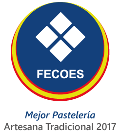logotipo mejor pastelería artesana tradicional de 2017 por FECOES para Pastelería Galicia
