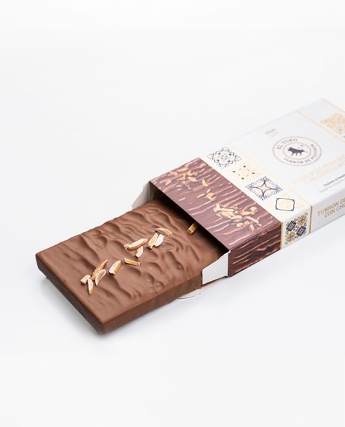 Tableta de turrón de Polvorón El Toro con chocolate de Dulces El Toro para comprar online